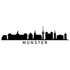 Munster skyline - obrazy, fototapety, plakaty