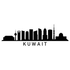 Fototapeta premium Kuwait skyline