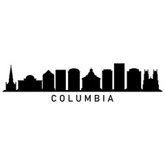 Naklejka premium Columbia skyline