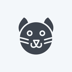Icon Pet Photoshoot. suitable for Art symbol. Glyph Style. simple design editable. design template vector. simple illustration