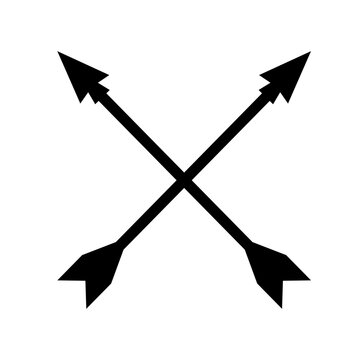 Crossed arrow