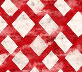 Red and White Acid Wash, Fabric Pattern, Seamless Pattern.