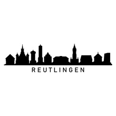 Fototapeta premium Reutlingen skyline