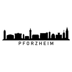 Fototapeta premium Pforzheim skyline