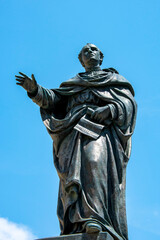 Naklejka premium Statue on the Saint Bonaventure