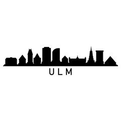 Obraz premium Ulm skyline