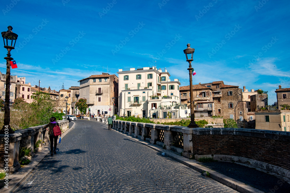 Canvas Prints Gregorian Bridge - Tivoli - Italy