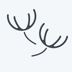 Icon Thyme. related to Herbs and Spices symbol. glyph style. simple design editable. simple illustration