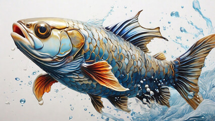 Fototapeta premium fish in aquarium