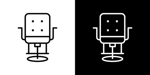 シンプルな美容院アイコン