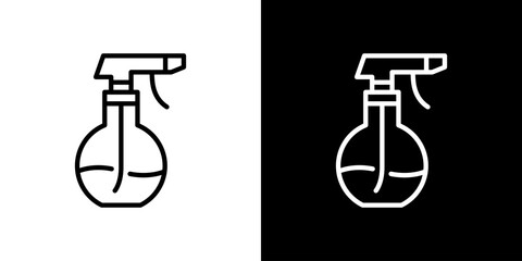 シンプルな霧吹きアイコン