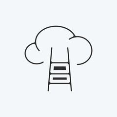 Icon Career. suitable for Startup symbol. glyph style. simple design editable. design template vector. simple illustration