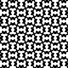 White background with black pattern. Seamless texture for fashion, textile design,  on wall paper, wrapping paper, fabrics and home decor. Simple repeat pattern.