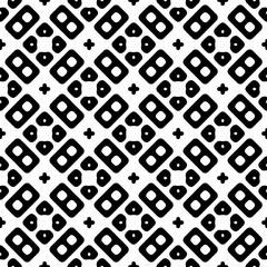 White background with black pattern. Seamless texture for fashion, textile design,  on wall paper, wrapping paper, fabrics and home decor. Simple repeat pattern.