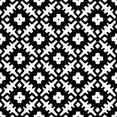 White background with black pattern. Seamless texture for fashion, textile design,  on wall paper, wrapping paper, fabrics and home decor. Simple repeat pattern.