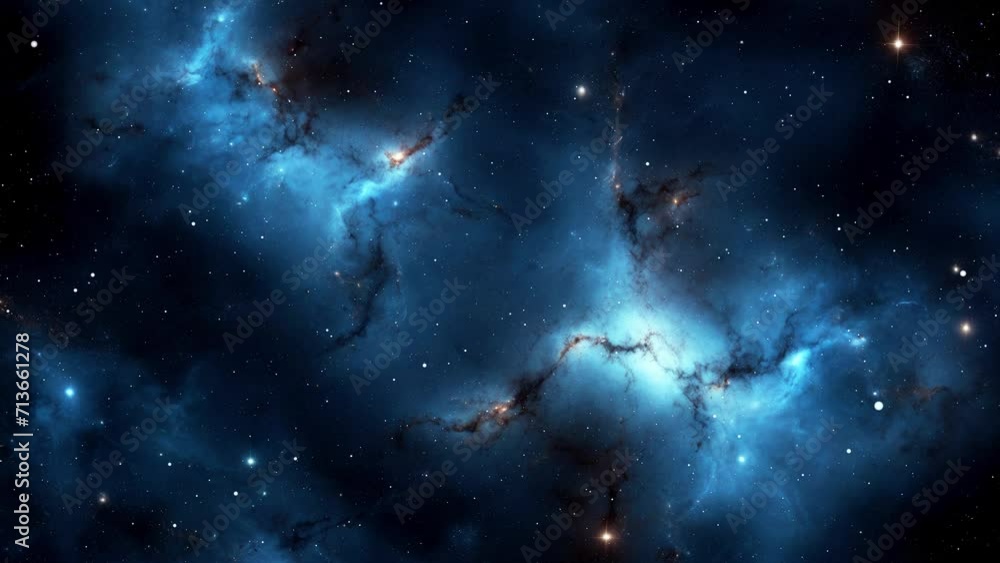 Wall mural space nebula, created with some elements made with generative ai