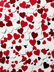 Obraz premium seamless background with hearts or seamless pattern with hearts