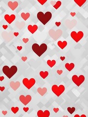 seamless background with hearts or seamless pattern with hearts