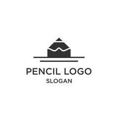 Obraz premium Pencil logo vector