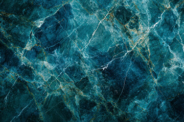 Rich dark blue green background texture, marbled stone or rock textured banner with elegant mottled dark and light blue green color and design.