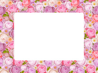 バラのフレーム　G-1