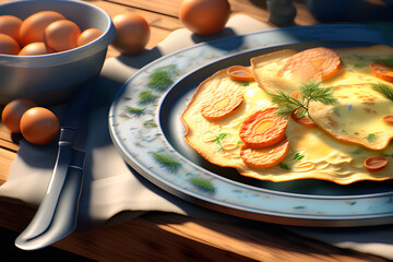 Omelette. Generative AI.