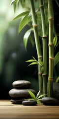 Fototapeta na wymiar bamboo, Generative AI 