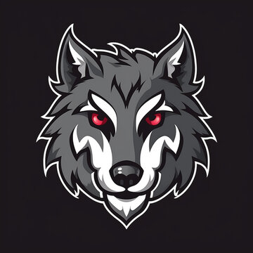 logo icon wolf mascot23