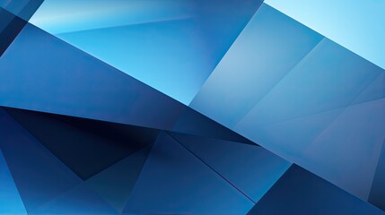 Abstract symmetrical blue gradient background. Geometrical wallpaper concept.