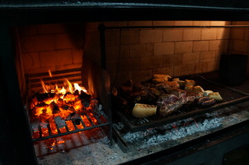 asado argentino a la parrilla, comida típica Argentina