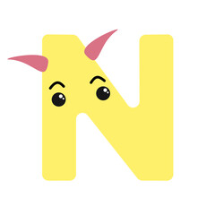 alphabet letter N