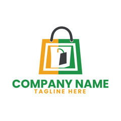 Vector online shopping logo design template. digital shopping logo    
