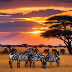 zebra at sunset africa zebras Wildlife Zebra Gallop 