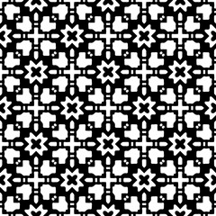 White background with black pattern. Seamless texture for fashion, textile design,  on wall paper, wrapping paper, fabrics and home decor. Simple repeat pattern.