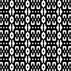 White background with black pattern. Seamless texture for fashion, textile design,  on wall paper, wrapping paper, fabrics and home decor. Simple repeat pattern.