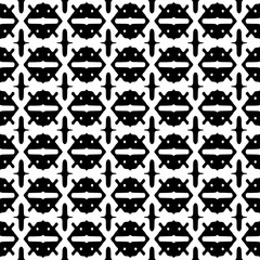 White background with black pattern. Seamless texture for fashion, textile design,  on wall paper, wrapping paper, fabrics and home decor. Simple repeat pattern.