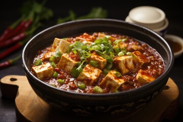 Ma Po Tofu, traditional Sichuan dish