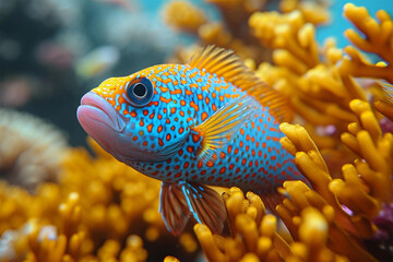 Beautiful Coral Fish in the sea