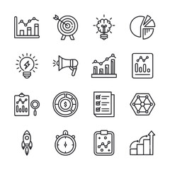 set of Startup and Business icons