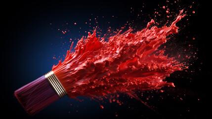 red brush