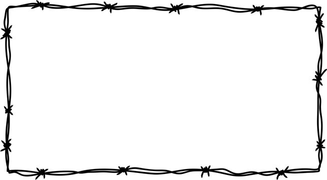 Barbed Wire Illustration