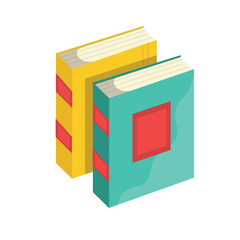 Book Icon and Education Knowledge Illustration 