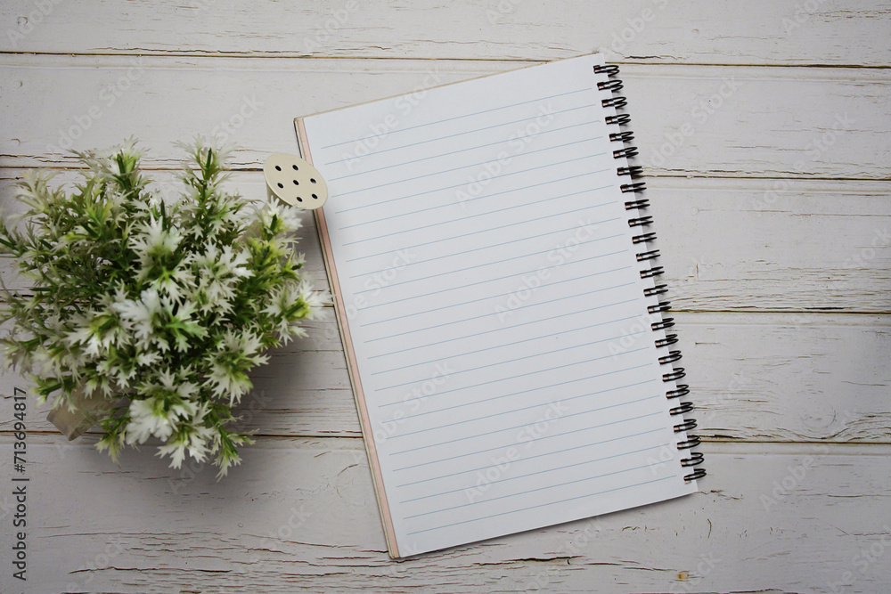 Poster empty notebook