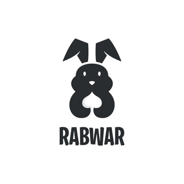 Rabbit And Poker Logo Design