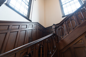 staircase in a church