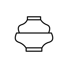 Soup line icon
