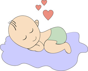 Baby illustration