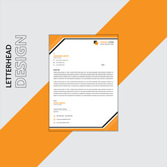 Simple letter head design for stock market