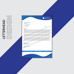 Simple letter head design for stock market