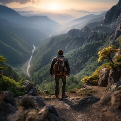 Fototapeta premium mountaineering